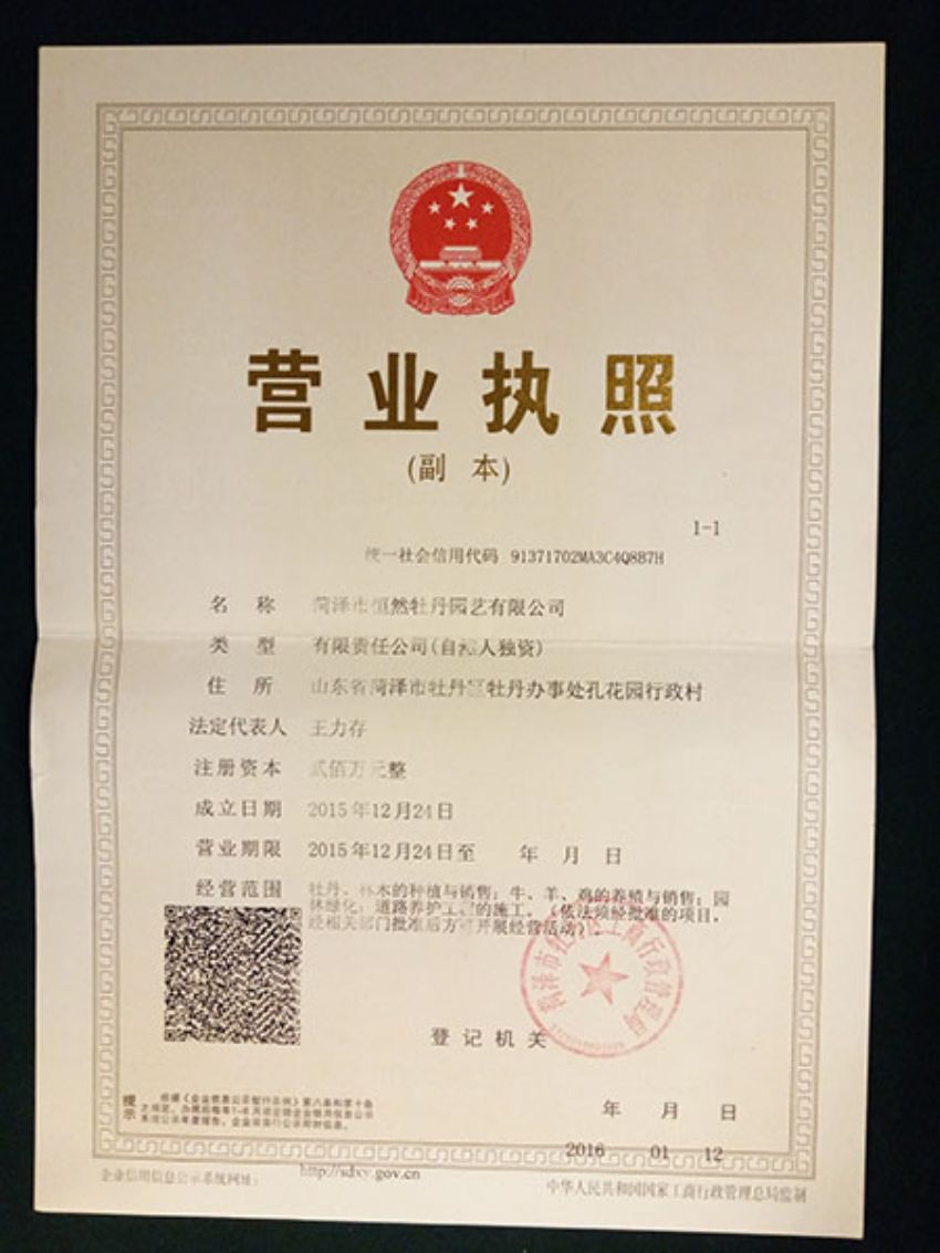 點(diǎn)擊查看詳細(xì)信息<br>標(biāo)題：營業(yè)執(zhí)照 閱讀次數(shù)：1303